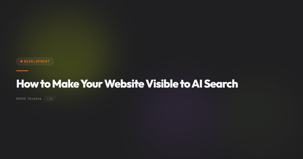 How to Make Your Website Visible to AI Search