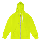 Unisex Zip Hoodie | Neon Lime