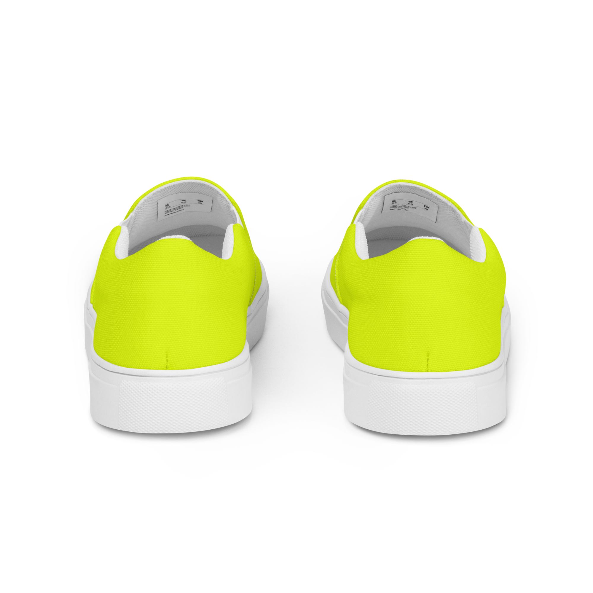 Women's Slip-On Canvas Shoes | Neon Lime