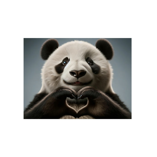 Panda's Gentle Love - Aluminum Composite Panel