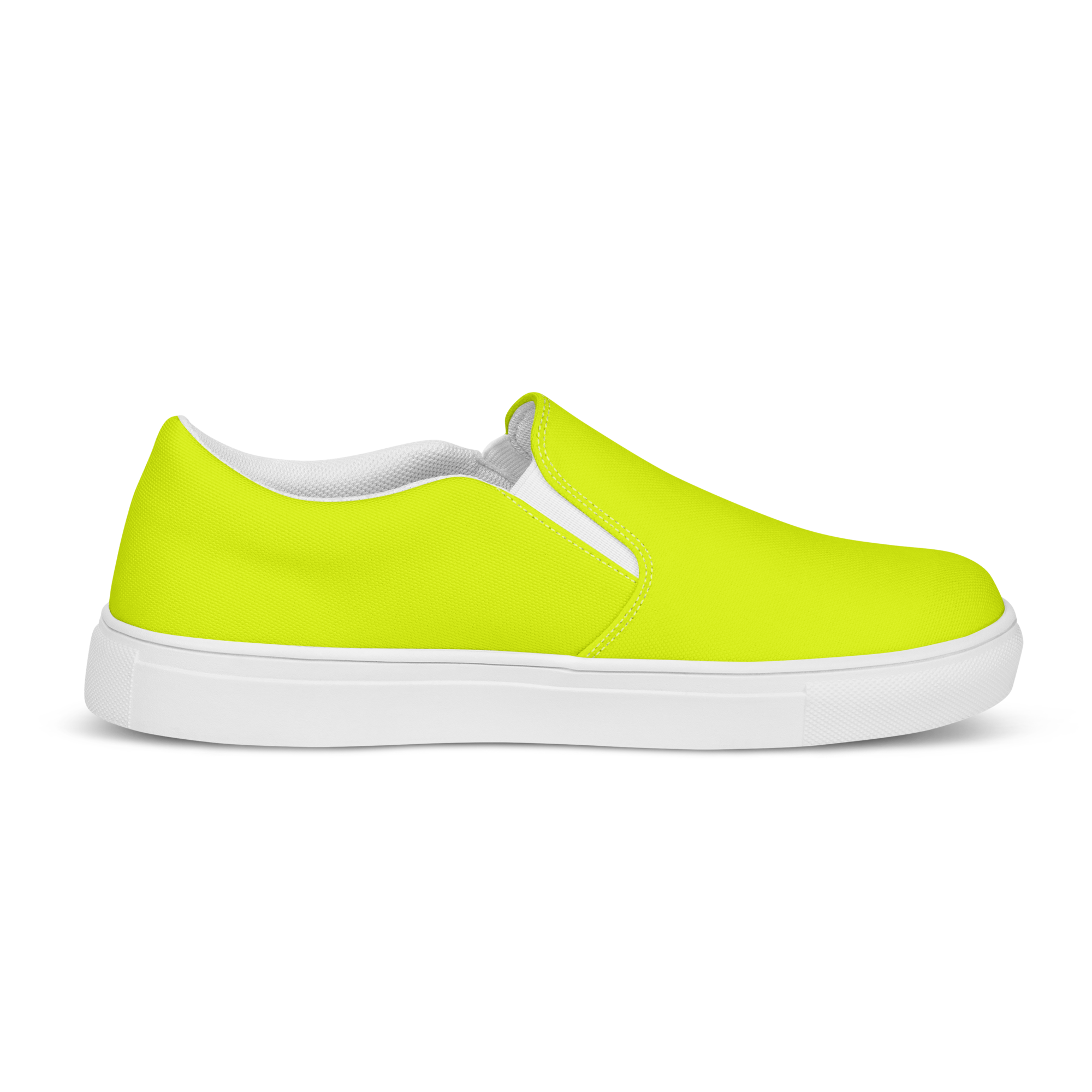 Women's Slip-On Canvas Shoes | Neon Lime