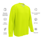Recycled Hockey Jersey | Neon Lime