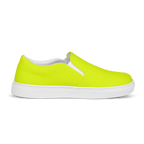 Women's Slip-On Canvas Shoes | Neon Lime