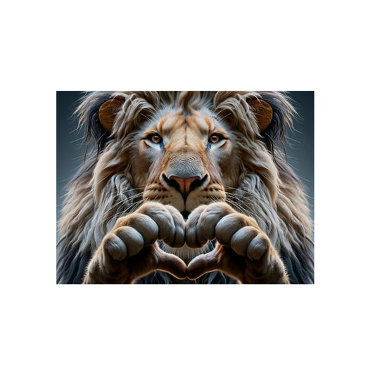 Lion's Royal Heart - Aluminum Composite Panel