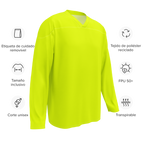 Recycled Hockey Jersey | Neon Lime