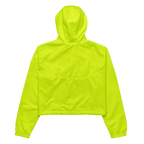 Women's Cropped Windbreaker | Neon Lime