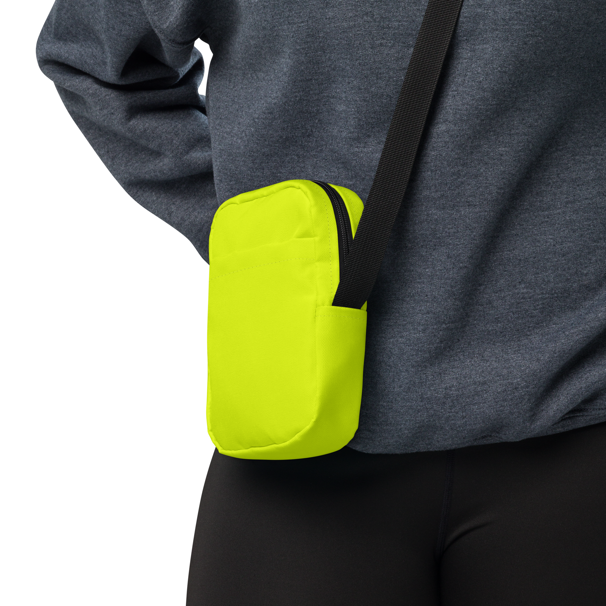 Utility Crossbody Bag | Neon Lime